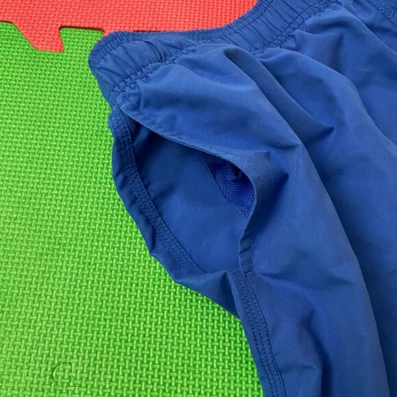 Speedo Swim Shorts Men Size Large Blue Pockets Polyester - STAIN - READ - Picture 5 of 10